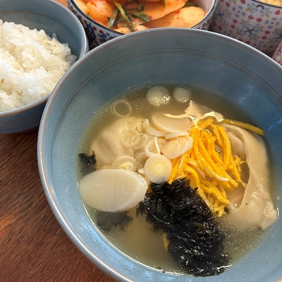 【2/18】ソルナル（旧正月）のマンドゥ入り「トック」