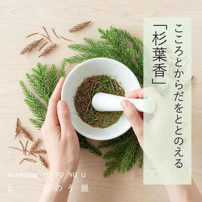 『ととのう』展 関連ワークショップ こころとからだをととのえる「杉葉香」