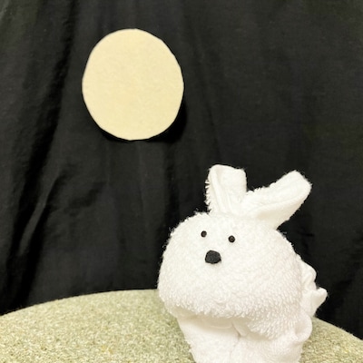 タオルでうさぎさんを作ろう！