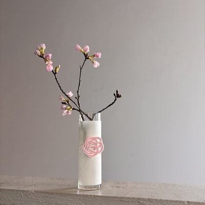 3月15日(日)【一輪と水引結びの気軽なワークショップ -桜の一輪挿しと水引結び- 】