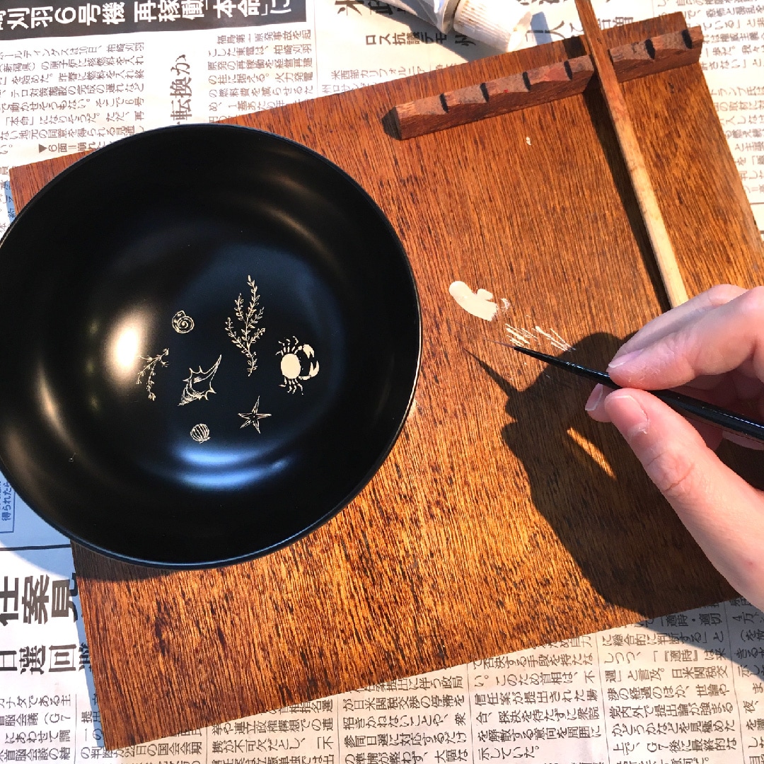 【11/15】漆で描く。自分だけのお椀づくり。