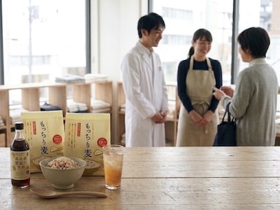 もっちり麦・養命酒黒酢 試食販売会