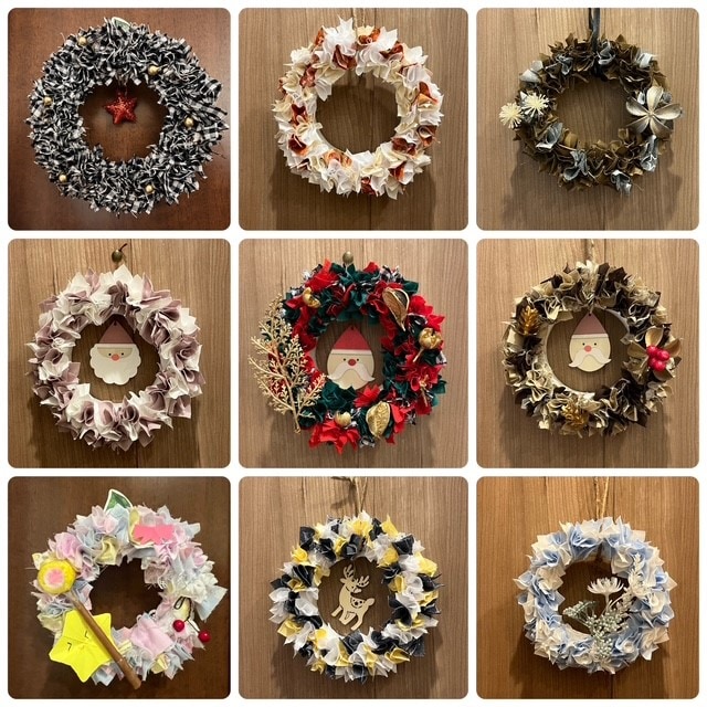 【ルビットパーク南草津】布を使ってカップケーキやリースやお花を作りましょう♪