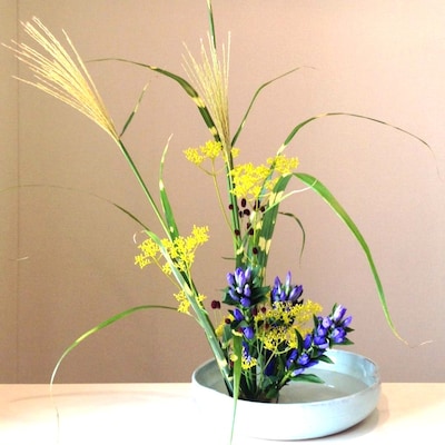 「もうすぐお月見。はじめての生け花ワークショップ」