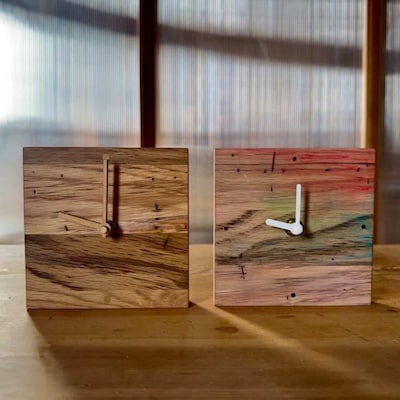 母の日に贈る「木の時計づくり」