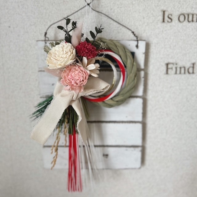 はずせる２Wayお正月リース作り