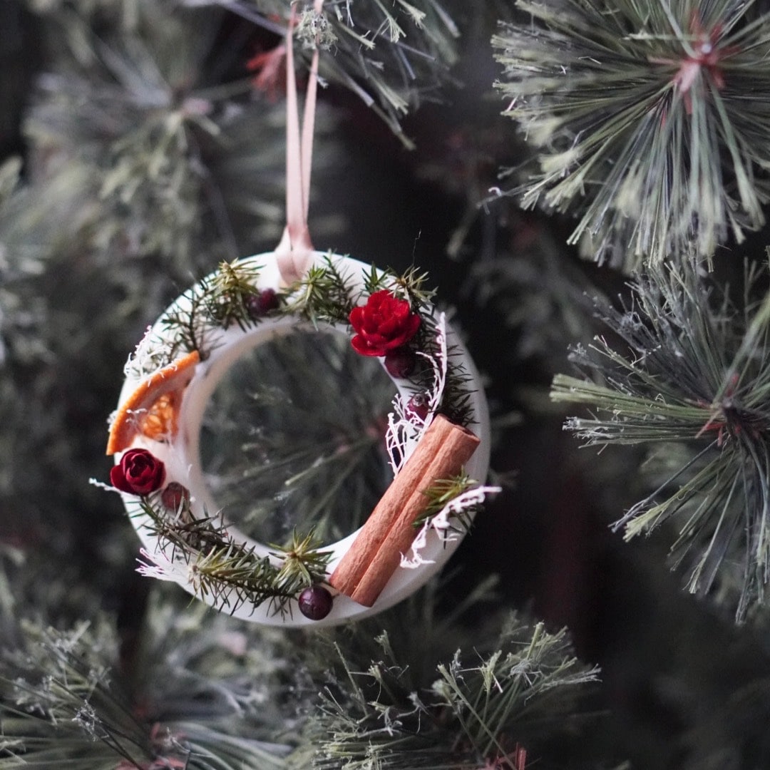 アロマワックスサシェのクリスマスオーナメント作り