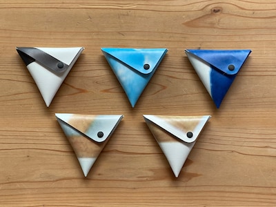 無印良品の使わなくなった店舗バナーを使って小物ケースづくり