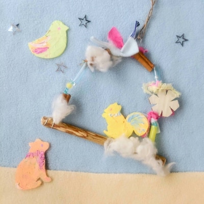 【神戸阪急】2/7(土)-キッズアートクリエイター®︎-『キラ☆ゆら　冬の森モビール』