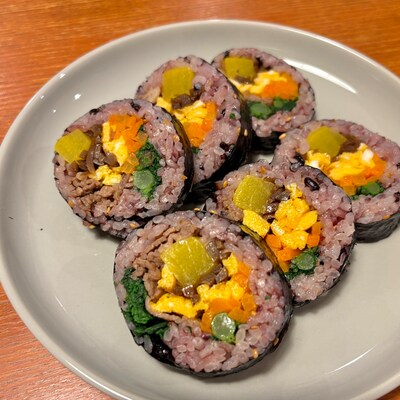 【3/7】春香る「春菊のキンパ」｜韓国料理教室