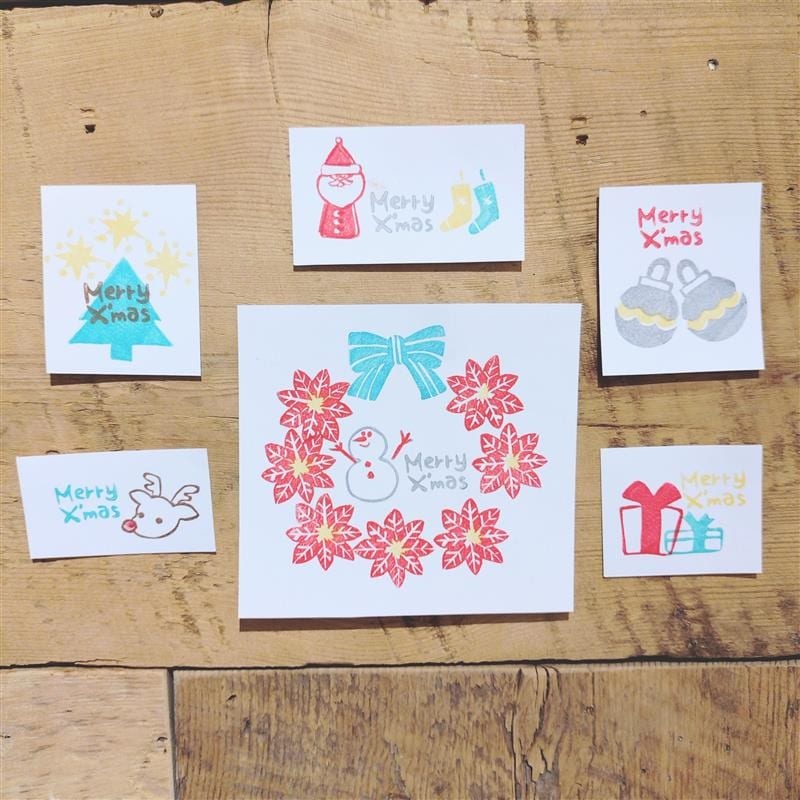 【12/14】オリジナル消しゴムハンコ教室