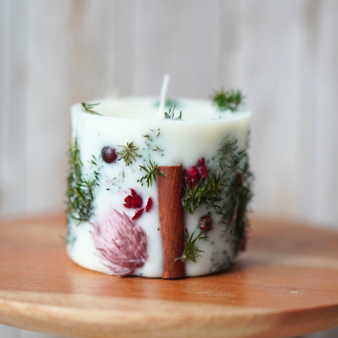 クリスマスキャンドル作り