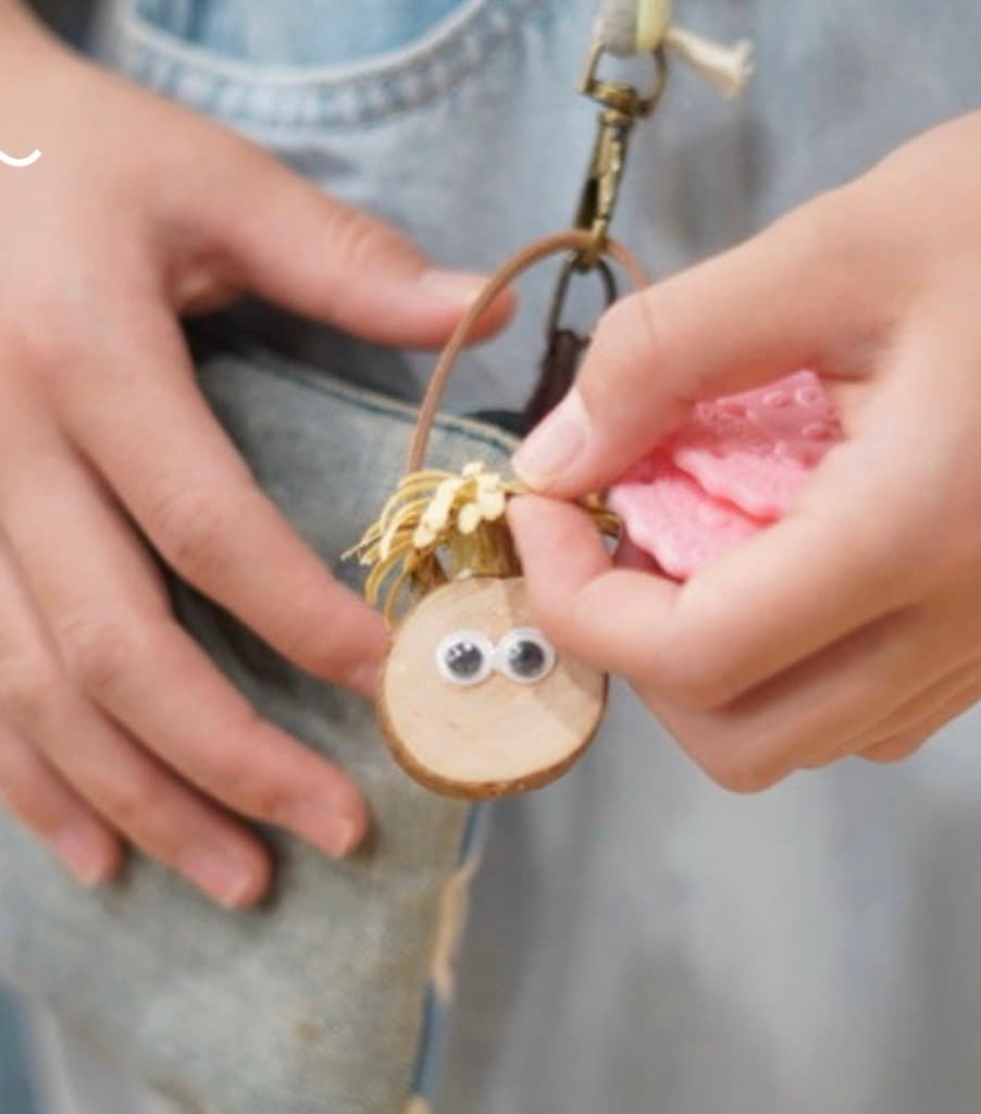 端材を使ってキーホルダーを作ろう！