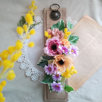 2/22(日)春のインテリア作り第1弾春色あたたか壁掛けアレンジ