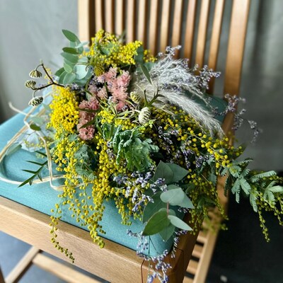 【２月15日】春を迎えるミモザのスワッグづくり ＠１階Open MUJI