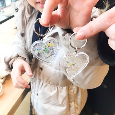 【2/14】端材で創るキーホルダー＆マテリアルスタンプでハンカチづくり