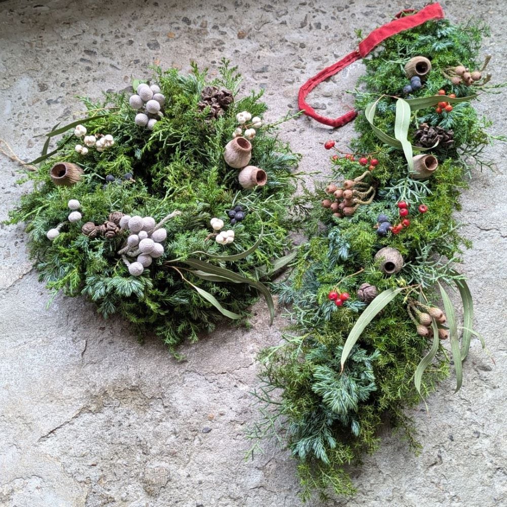 【野々市明倫通り】針葉樹のクリスマスリース＆ガーランド作りワークショップ