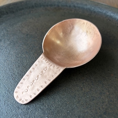 銅製コーヒーメジャースプーン作り