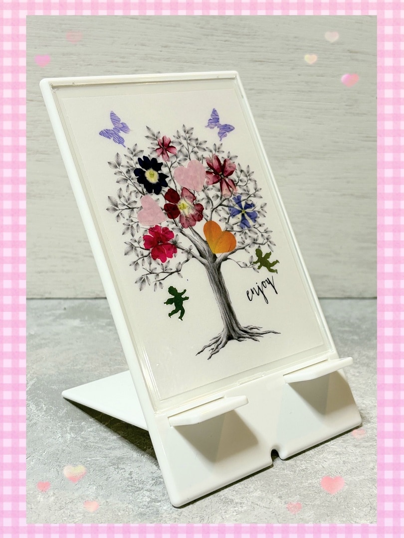 【ルビットパーク南草津】押し花スマホスタンド作り＊