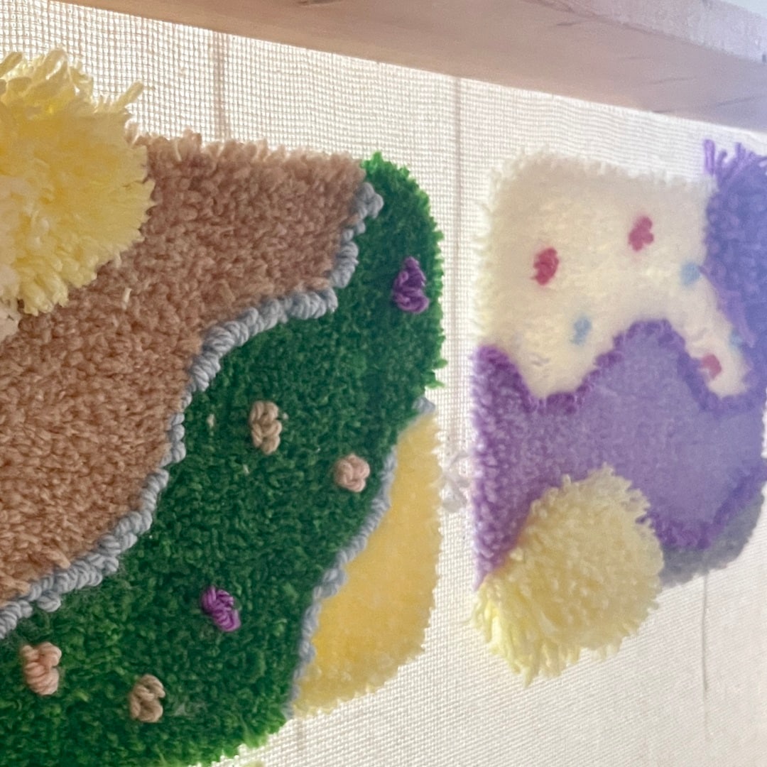 タフティング＆パンチニードルでミニラグを作ろう