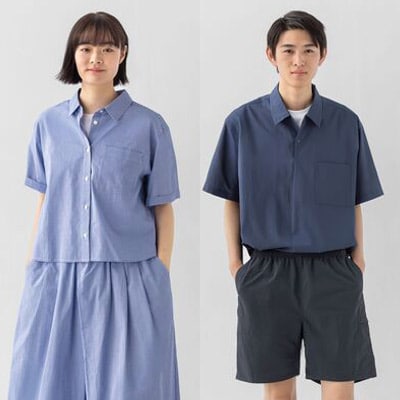 涼感・風を通す素材の服