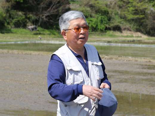 供給者画像：生産者名　JAたじま蛇紋岩米生産部会 太田部会長