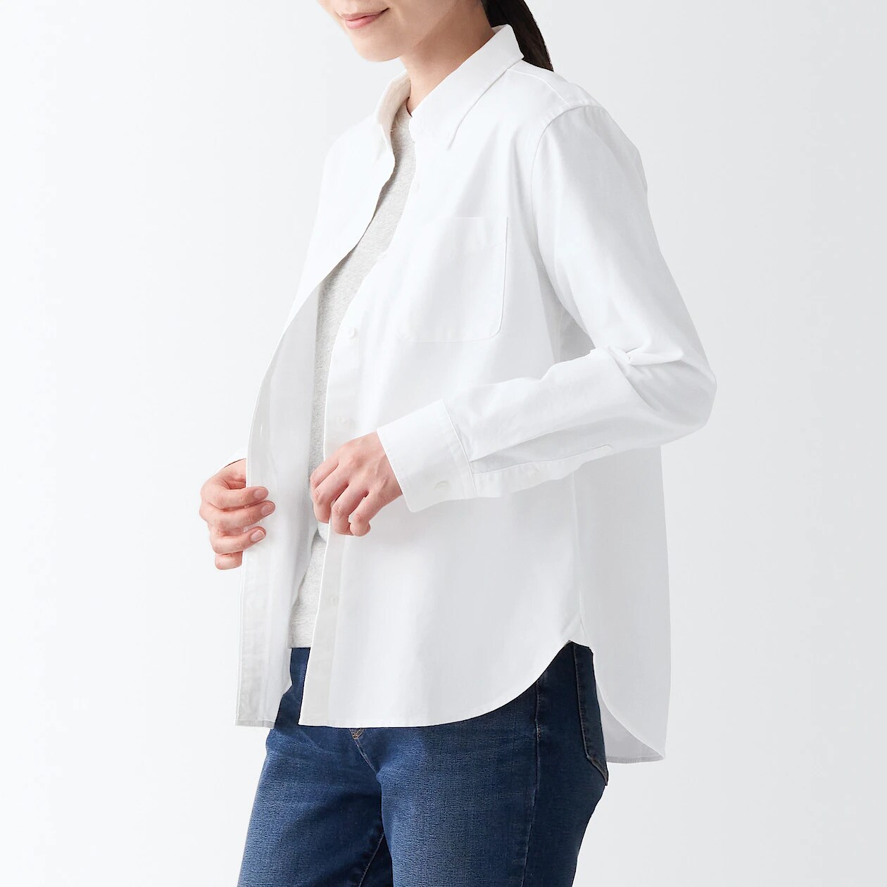 シャツ ブラウス 長袖 婦人 レディース 通販 無印良品