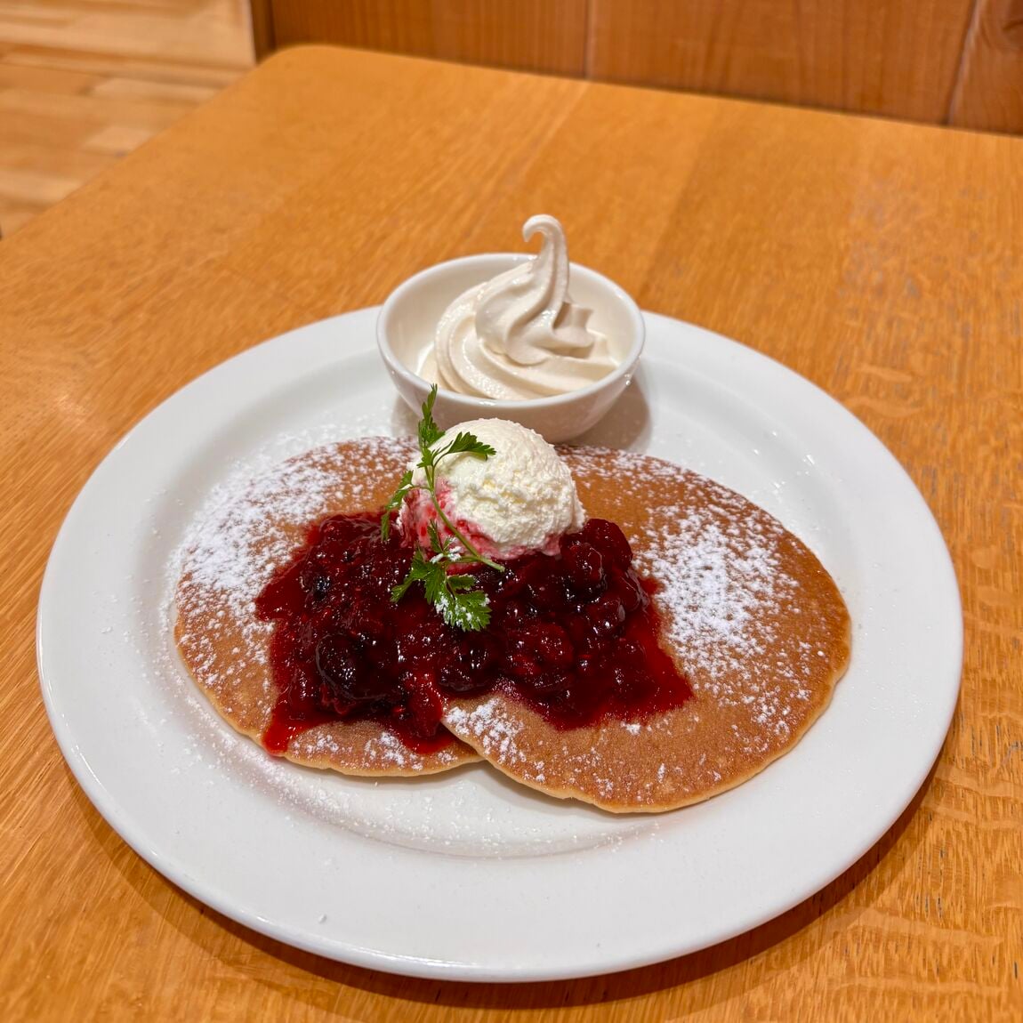 本和香糖のパンケーキ