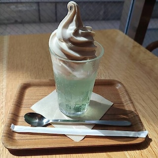 【Cafe'MUJI ピオレ明石】人気のメロンクリームソーダ