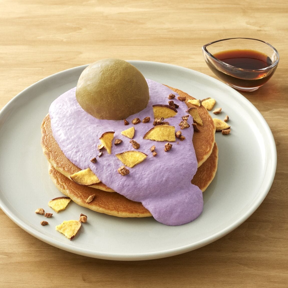 紫いもパンケーキ