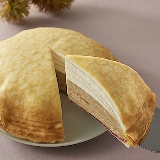 【Cafe＆MealMUJI神戸BAL】期間限定・栗のミルクレープ
