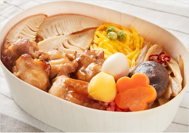 キービジュアル画像：本日の日替わり弁当「照焼き鶏の釜めし風」