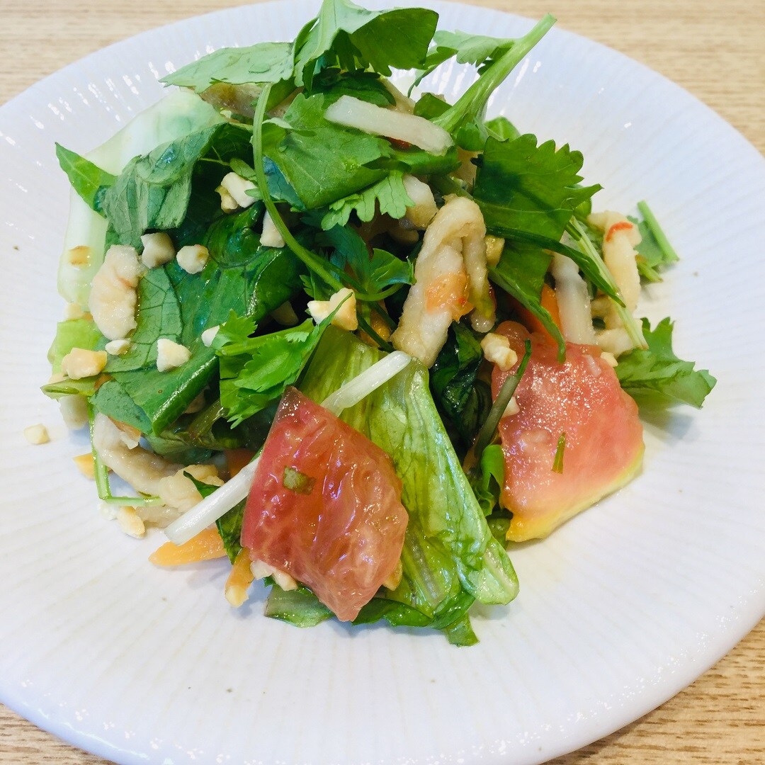 干し野菜のエスニックサラダ