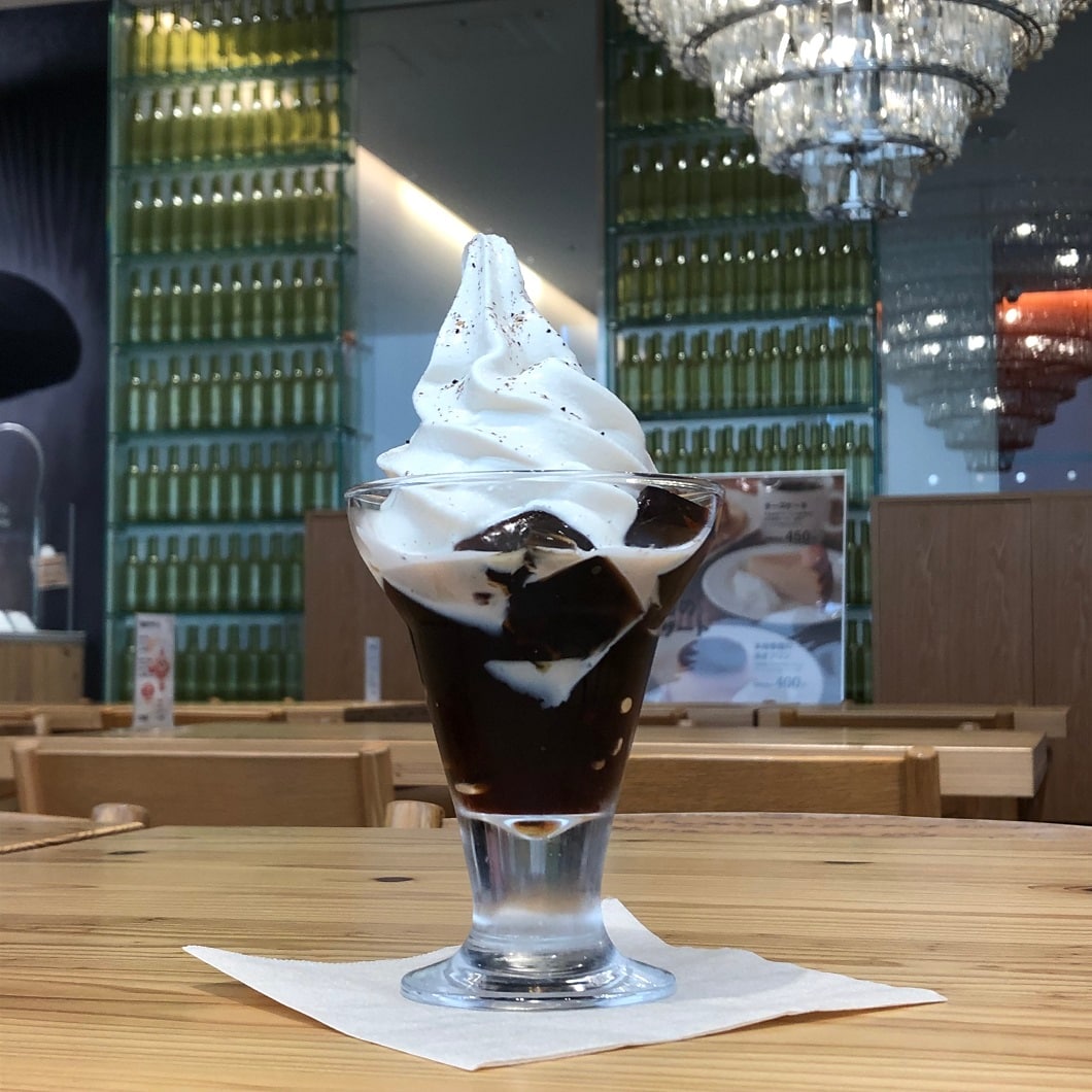 コーヒーゼリーパフェ写真