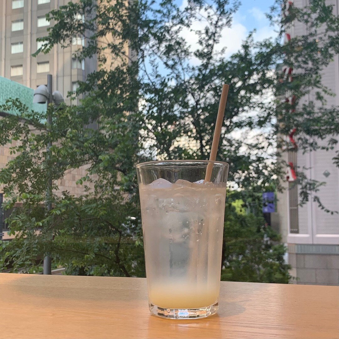 【Café＆Meal MUJI日比谷】檸檬のサイダー