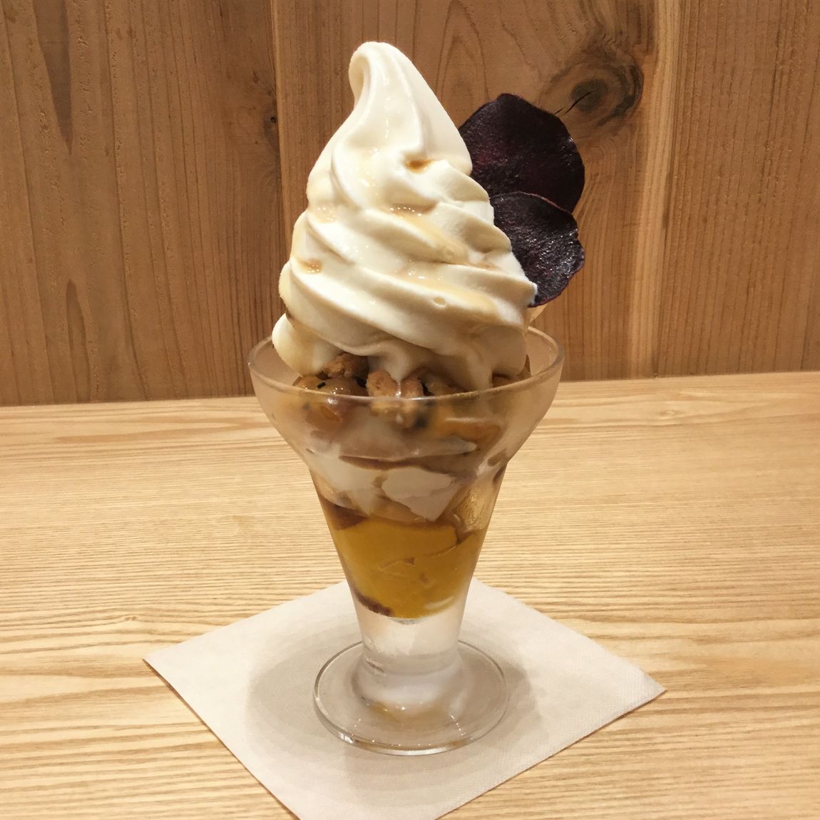 さつまいもとかぼちゃのパフェ