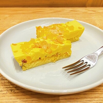 【Café＆Meal MUJI新宿】マンゴームースのチーズケーキ
