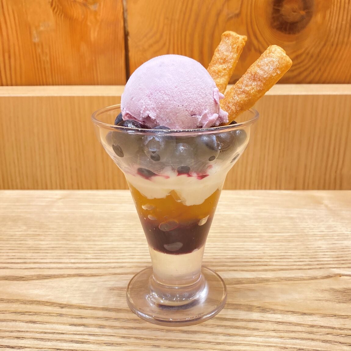 【Café＆Meal MUJI新宿】ブルーベリーパフェ