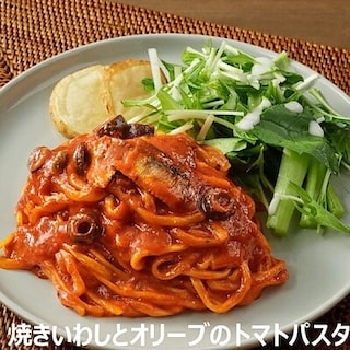 【Café MUJI二子玉川】春の新メニュー3月12日(木)から「焼きいわしとオリーブのトマトパスタ」
