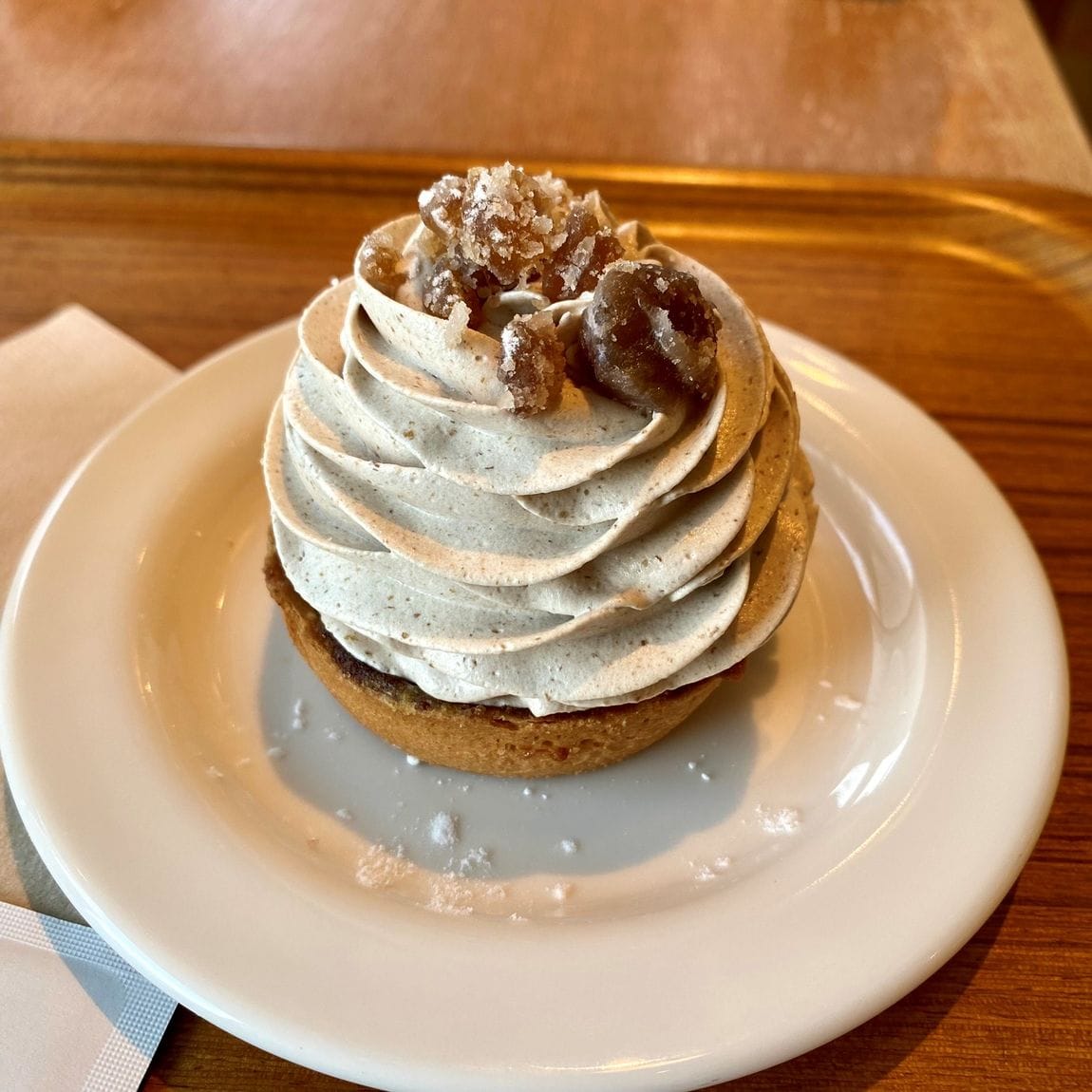 【Cafe'&Meal MUJI グランフロント大阪】栗のタルト