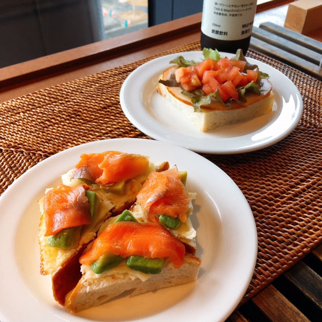 【Café&Meal MUJIグランフロント大阪】オープンサンド
