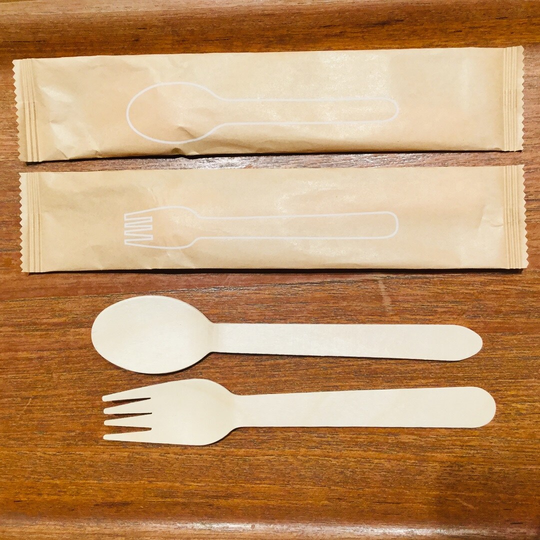 木のスプーンフォーク