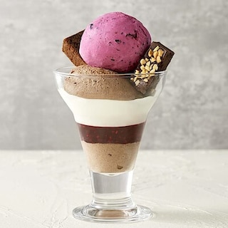 【Café＆MealMUJI京都BAL】チョコレートとフランボワーズアイスのパフェ