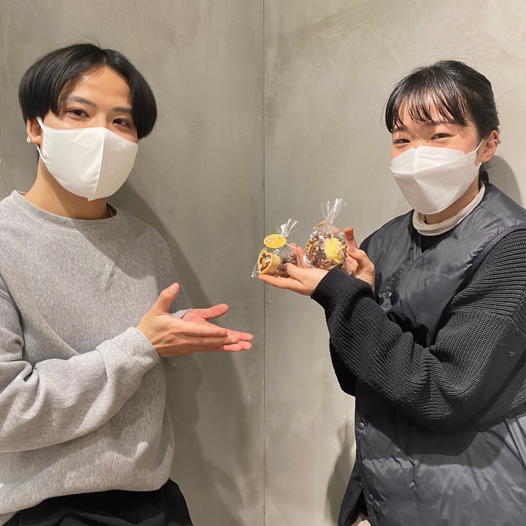 バレンタインチョコお渡し写真