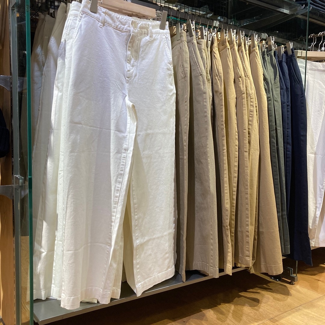 【渋谷西武】チノパンツの価格を見直しました