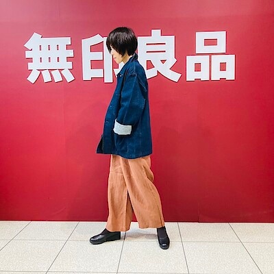 木の実から作ったカポック混デニムカバーオール