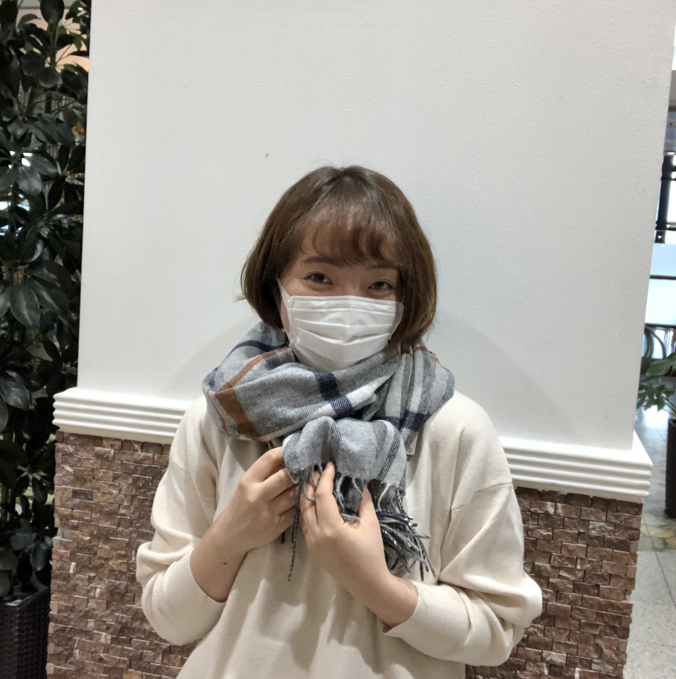 福田屋ショッピングプラザ宇都宮】ウールひざ掛けにもなる大判ストール