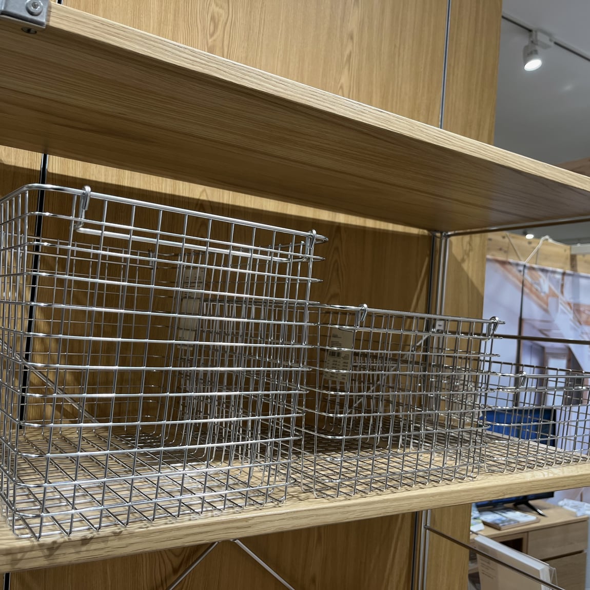 福田屋ショッピングプラザ宇都宮】ステンレスワイヤーバスケットのご