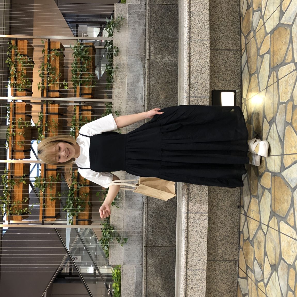 福田屋ショッピングプラザ宇都宮】強撚ボイルキャミソールワンピースの