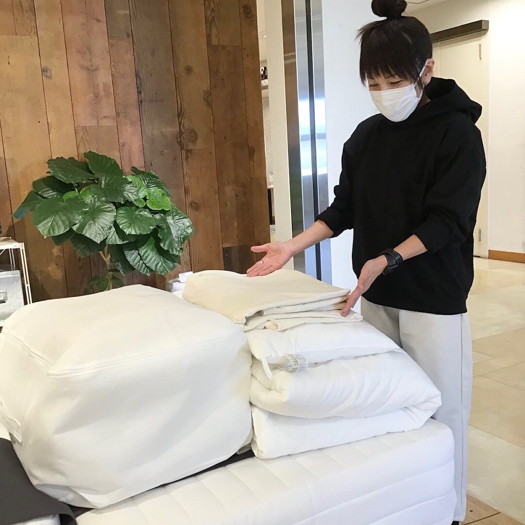 無地のベッドふとんセット